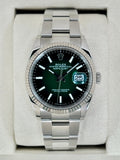 NEW 2026 Rolex Datejust 36mm 126234 Stainless Steel Oyster Green Ombre Dial