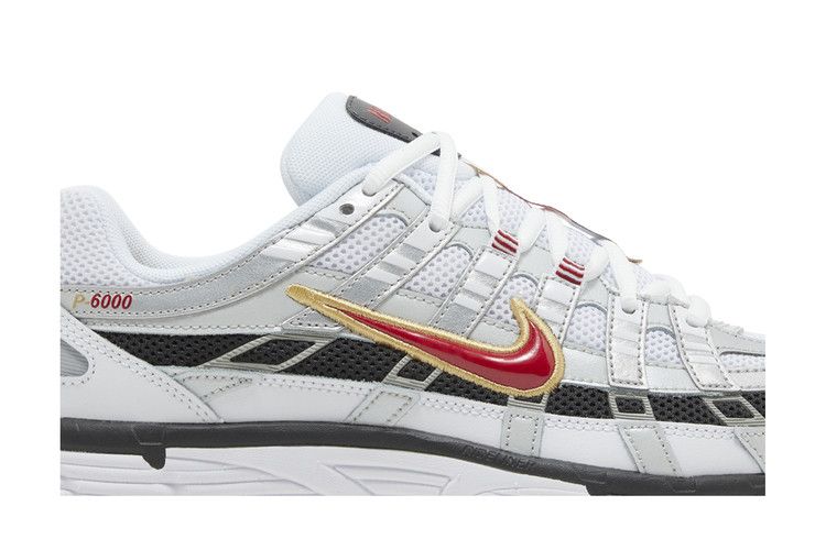 Nike P-6000 Platinum Varsity Red