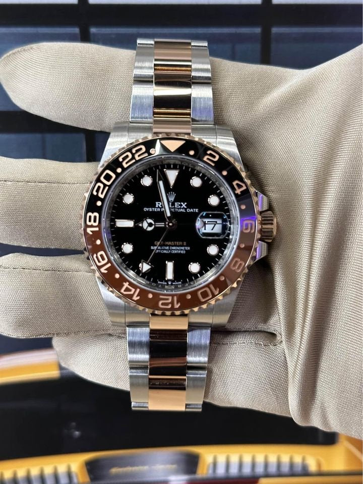 New 2020 Rolex GMT-Master II "Rootbeer" 40mm 126711CHNR Two-Tone