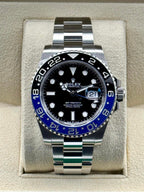 New 2023 Rolex GMT-Master II "Batman" 40mm 126710BLNR Oyster