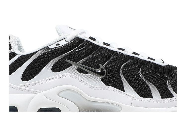 Nike Air Max Plus White Metallic Pewter Black (GS)