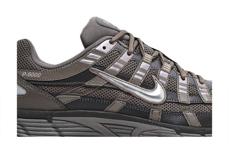 Nike P-6000 Cave Stone Medium Ash Flat Pewter Metallic Silver