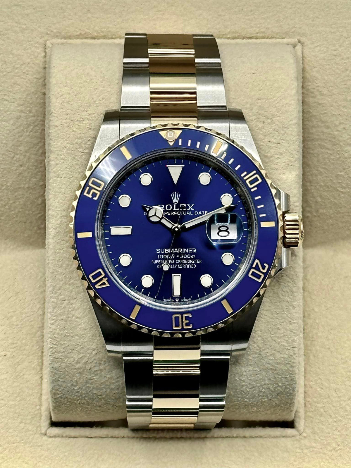 2023 Rolex Submariner "Bluesy" 41mm 126613LB Two-Tone Blue Dial