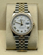 NEW 2025 Rolex Datejust 36mm 126283RBR Two-Tone Jubilee Diamond Bezel