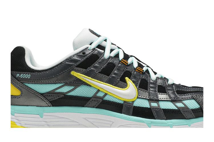 Nike P-6000 Black Teal Yellow (Women's)