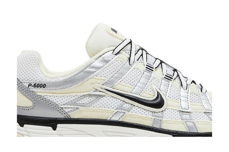 Nike P-6000 Coconut Milk Metallic Silver (Women's)