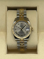 2019 Rolex Datejust 31mm  178273 Two-Tone Grey Roman Numeral Dial