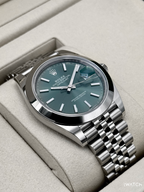 NEW 2026 Rolex Datejust 41mm 126300 Stainless Steel Jubilee Green Dial