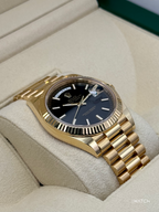 2024 Rolex Day-Date 40mm 228238 Yellow Gold Black Dial
