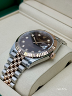 NEW 2026 Rolex Datejust 41mm 126331 Two-Tone Chocolate Diamond Dial