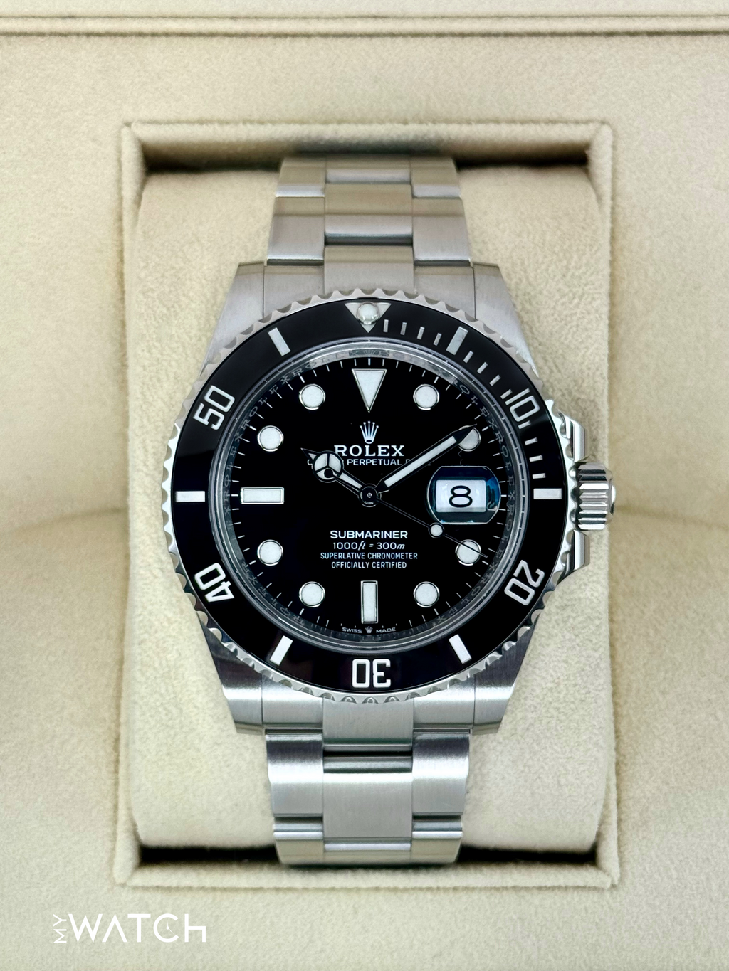 2021 Rolex Submariner 41mm 126610LN Stainless Steel Black Dial