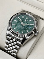 NEW 2026 Rolex Sky-Dweller 42mm 336934 Jubilee Green Dial (STICKERED)