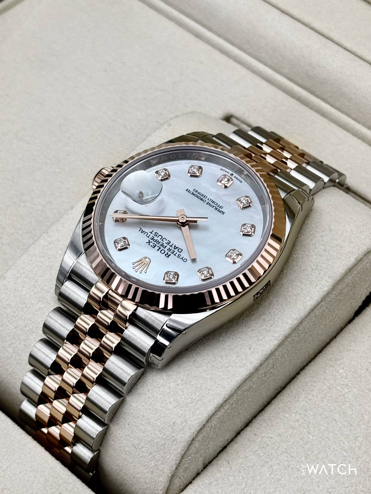 NEW 2026 Rolex Datejust 36mm 126231 Two-Tone MOP Diamond Dial (STICKERED)