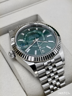 NEW 2026 Rolex Sky-Dweller 42mm 336934 Jubilee Green Dial (STICKERED)