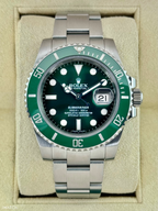2019 Rolex Submariner “Hulk” 40mm 116610LV Green Dial