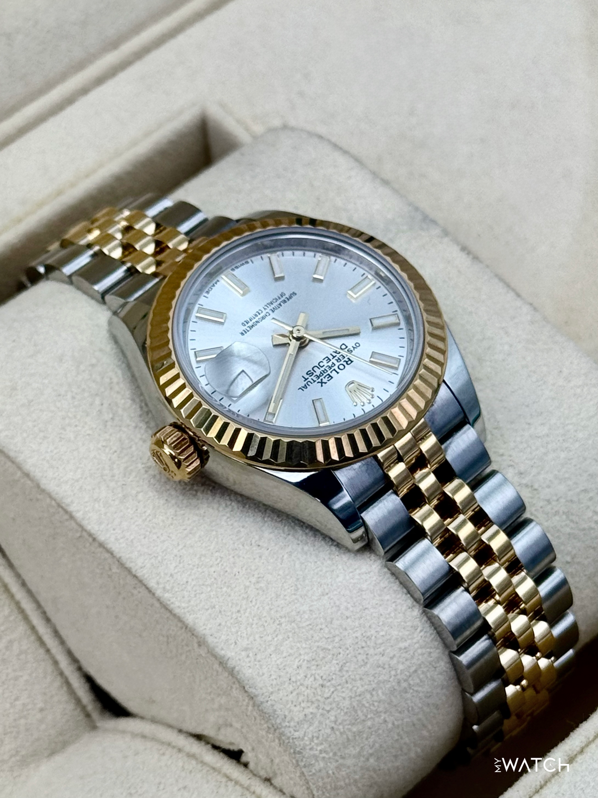 2020 Rolex Lady Datejust 28mm 279173 Two-Tone Jubilee Silver Dial