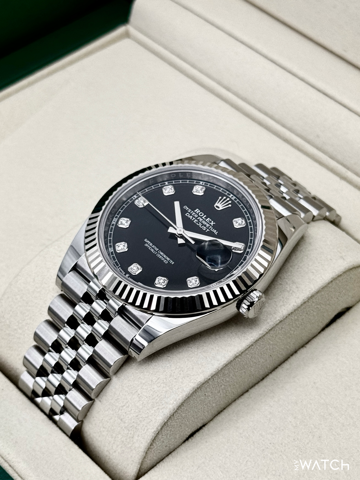 NEW 2026 Rolex Datejust 41mm 126334 Stainless Steel Jubilee Black Diamond Dial