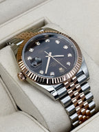 2019 Rolex Datejust 41mm 126331 Two-Tone Chocolate Diamond Dial