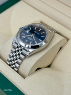 2023 Rolex Datejust 41mm 126300 Stainless Steel Jubilee Blue Dial