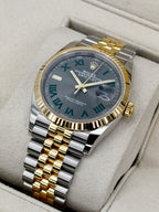 2022 Rolex Datejust 36mm 126233 Two-Tone Jubilee Wimbledon Dial