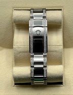 Rolex Datejust 41mm 126300 Diamonds Oyster Black Stick Dial