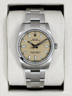 NEW 2026 Rolex Oyster Perpetual 34mm 124200 Stainless Steel Beige Dial