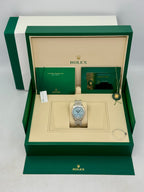NEW 2026 Rolex Day-Date 36mm 128396TBR Ice Blue Roman Numeral Dial
