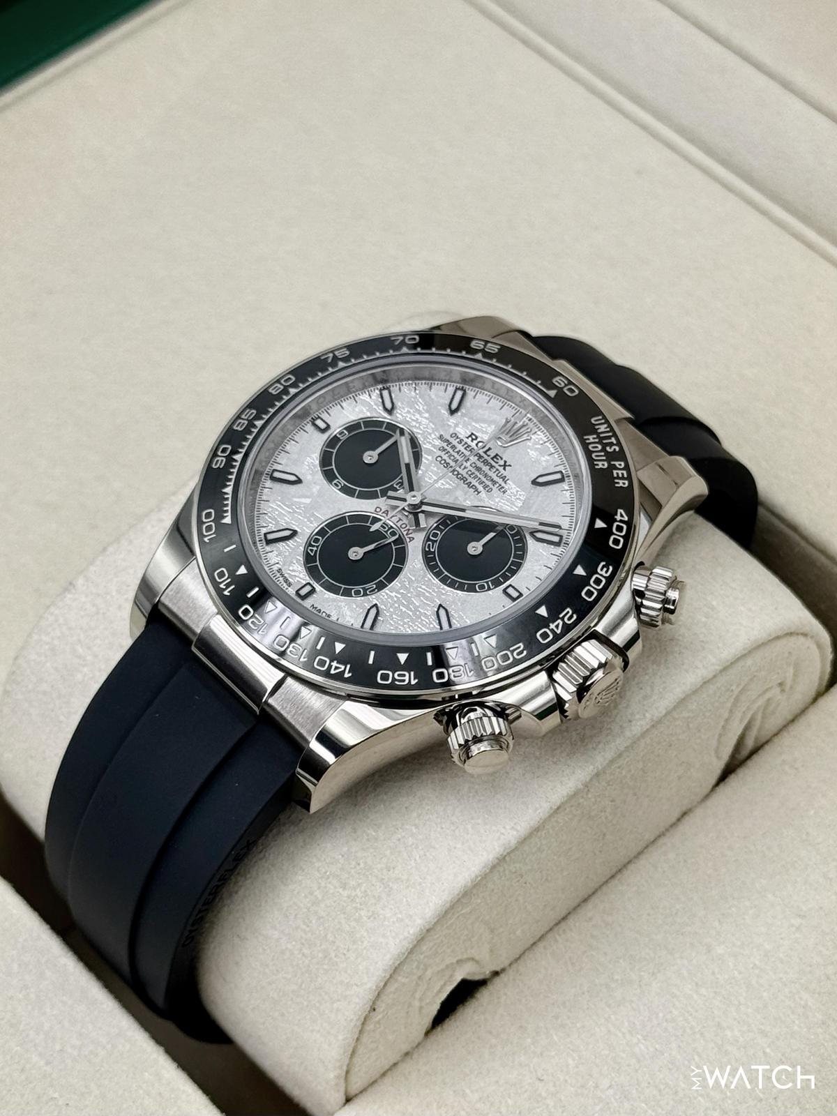NEW 2026 Rolex Daytona 40mm 126519LN White Gold Oysterflex Meteorite Dial