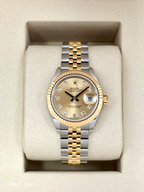 NEW 2025 Rolex Lady Datejust 28mm 279173 Jubilee Champagne Diamond Dial
