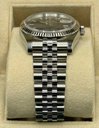 2018 Rolex Datejust 36mm 116234 Jubilee Blue Stick Roulette Date Dial