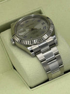 2012 Rolex Datejust II 41mm 116334 Oyster Silver Numerical Dial