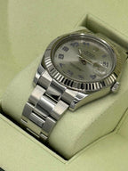 2012 Rolex Datejust II 41mm 116334 Oyster Silver Numerical Dial