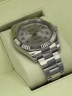 2012 Rolex Datejust II 41mm 116334 Oyster Silver Numerical Dial