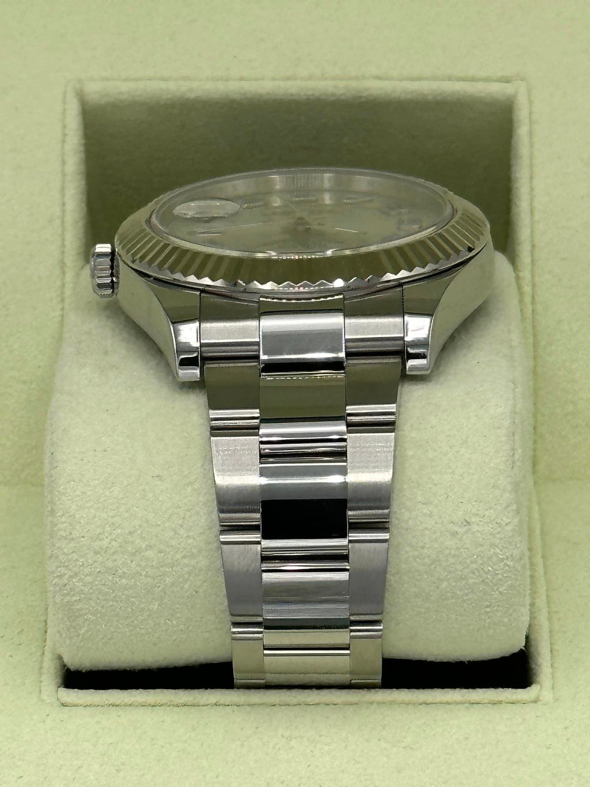 2012 Rolex Datejust II 41mm 116334 Oyster Silver Numerical Dial