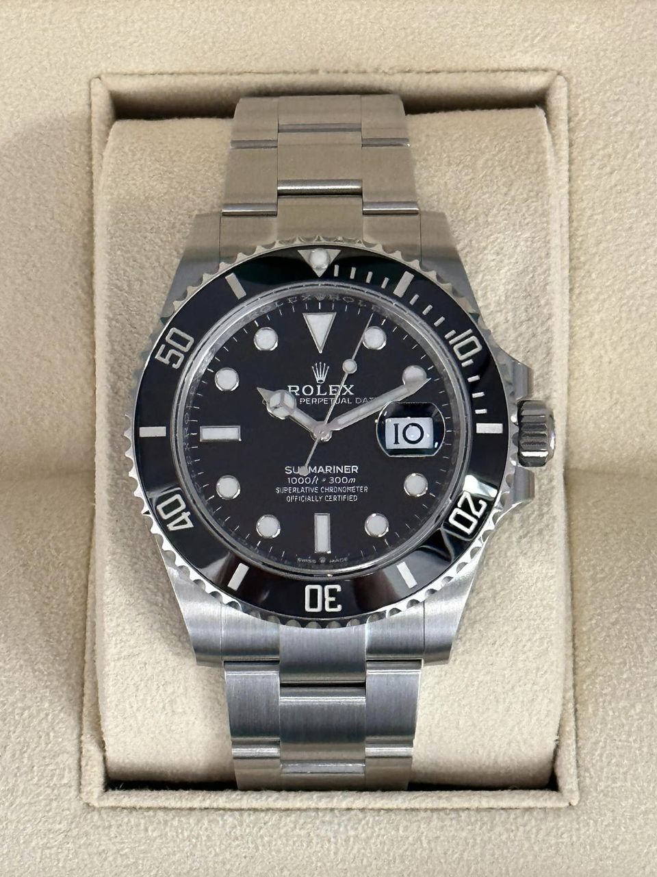 NEW 2023 Rolex Submariner 40mm 126610LN Stainless Steel Black Dial