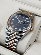 2019 Rolex Datejust 41mm 126331 Two-Tone Chocolate Diamond Dial