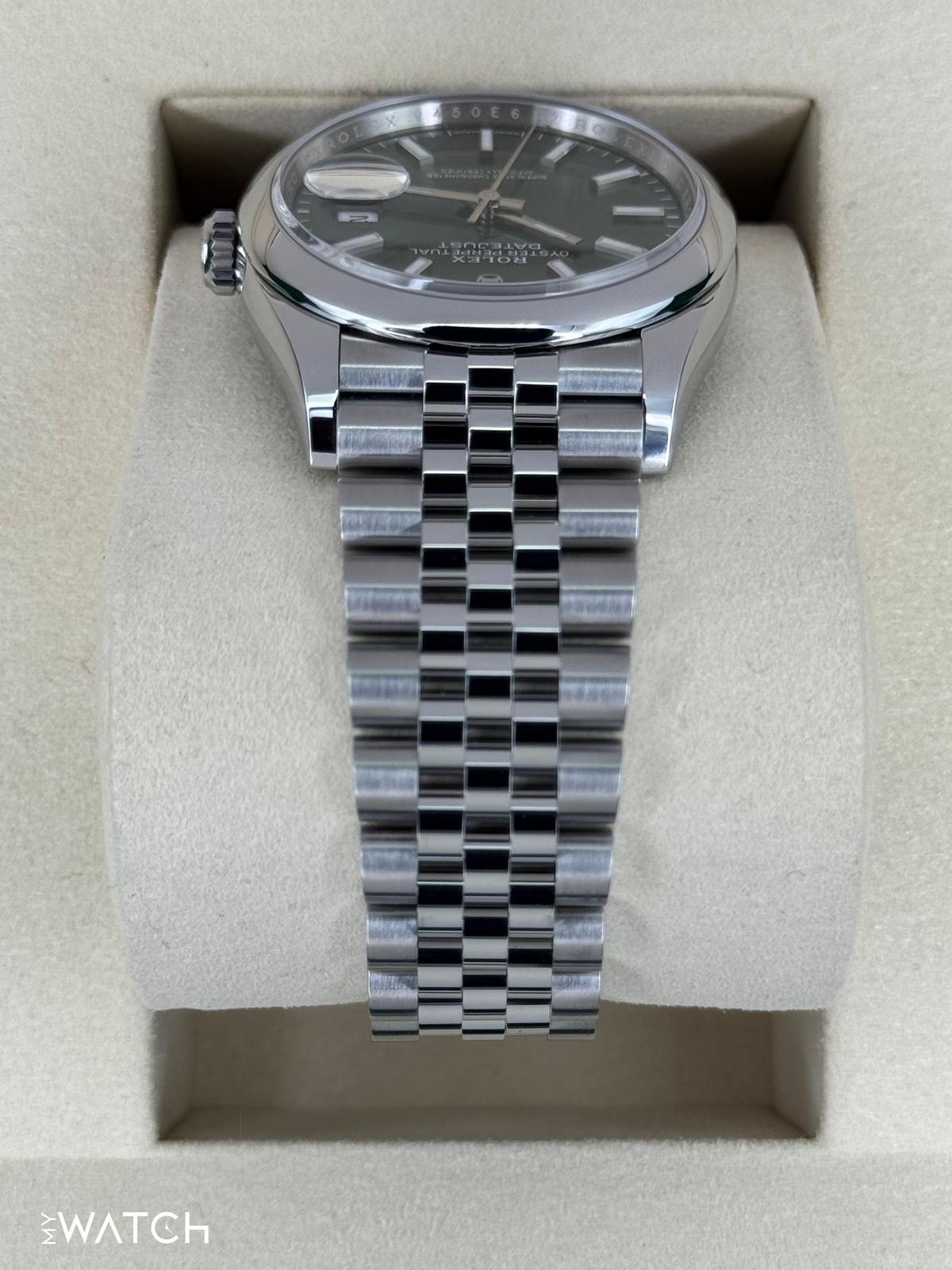 NEW 2026 Rolex Datejust 36mm 126200 Stainless Steel Jubilee Green Dial