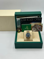 Rolex Datejust Presidential 31mm 68278 Blue Stick Dial