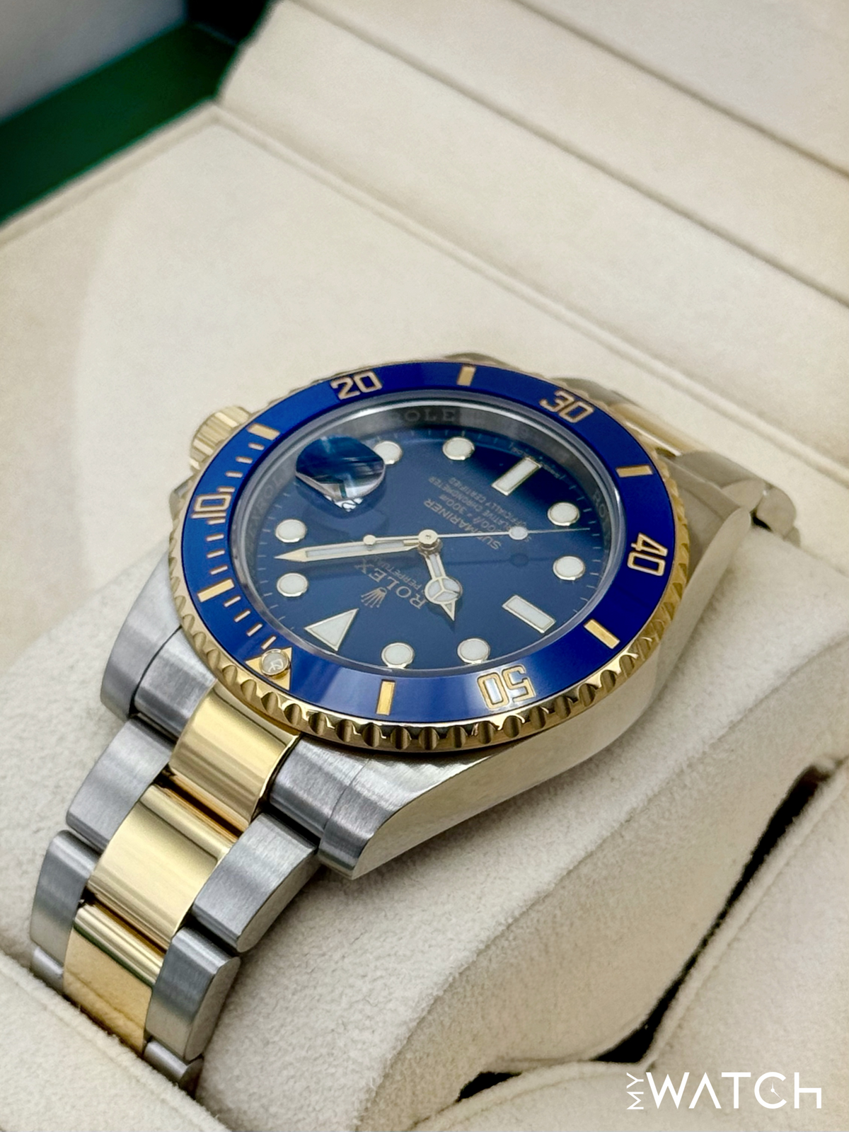 2019 Rolex Submariner "Bluesy" 40mm 116613LB Two-Tone Blue Dial