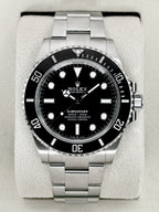 2025 Rolex Submariner 41mm 124060 Stainless Steel Black Dial