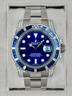 2020 Rolex Submariner 40mm 116659SABR White Gold Blue Dial