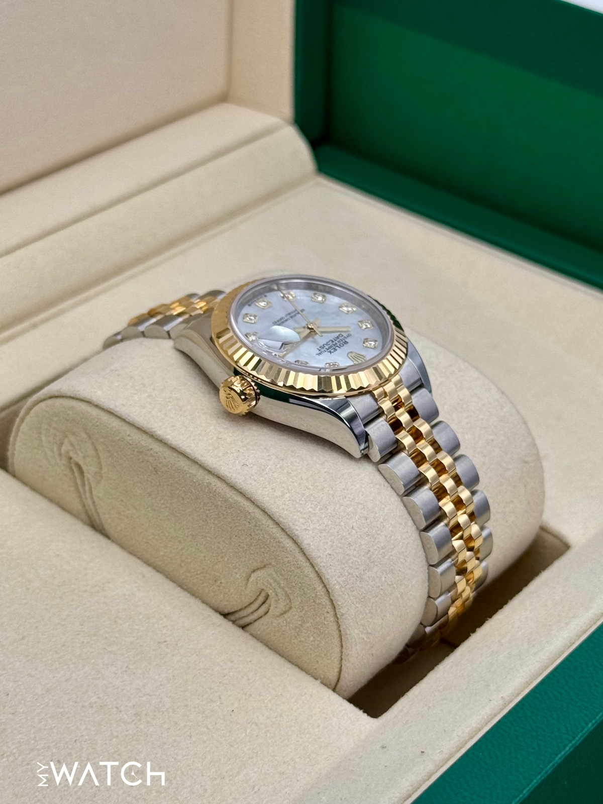 NEW 2026 Rolex Lady Datejust 28mm 279173 Jubilee MOP Diamond Dial