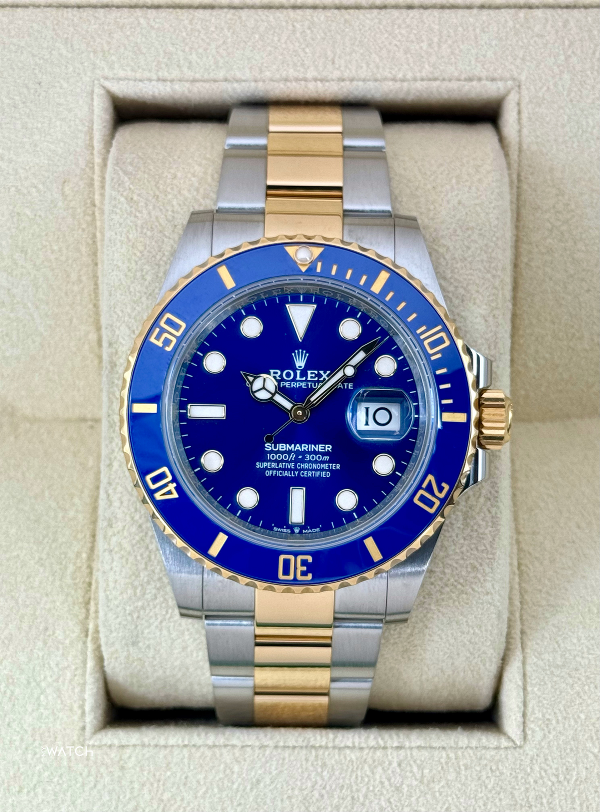 2023 Rolex Submariner "Bluesy" 41mm 126613LB Two-Tone Blue Dial