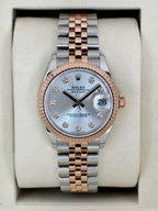 2026 Rolex Datejust 31mm 278271 Two-Tone Jubilee Silver Diamond Dial
