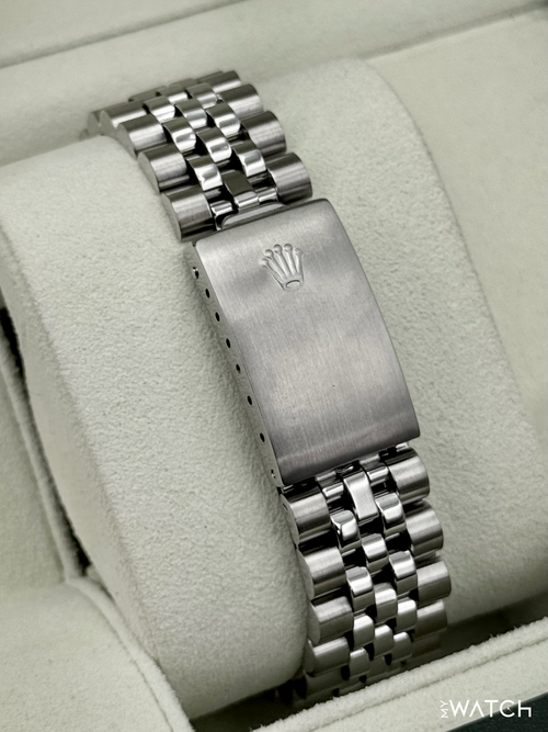1970 Rolex Datejust 36mm 1603 Stainless Steel Jubilee Silver Linen Dial