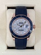 2023 Rolex Yacht-Master 40mm 126655 Rose Gold Diamond Paved Dial