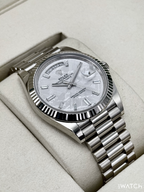 NEW 2026 Rolex Day-Date 40mm 228239 Presidential White Gold Meteorite Diamond Dial