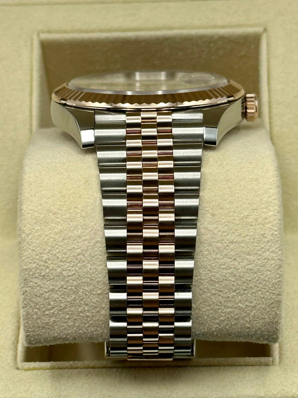 2020 Rolex Datejust 41mm 126331 Two-Tone Rose Gold Chocolate Dial