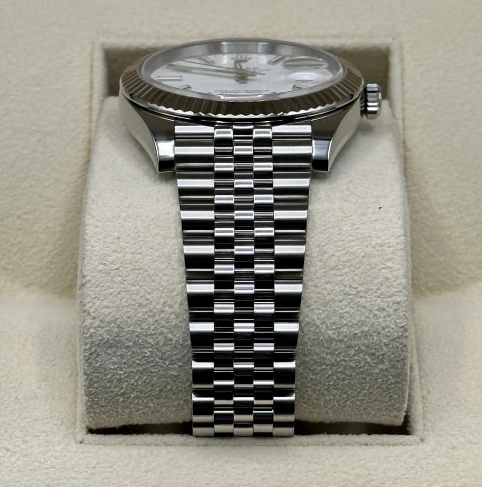 2017 Rolex Datejust 41mm 126334 Jubilee White Stick Dial