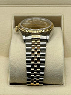 Rolex Datejust 36mm 16233 Two-Tone Jubilee Champagne Diamond Dial